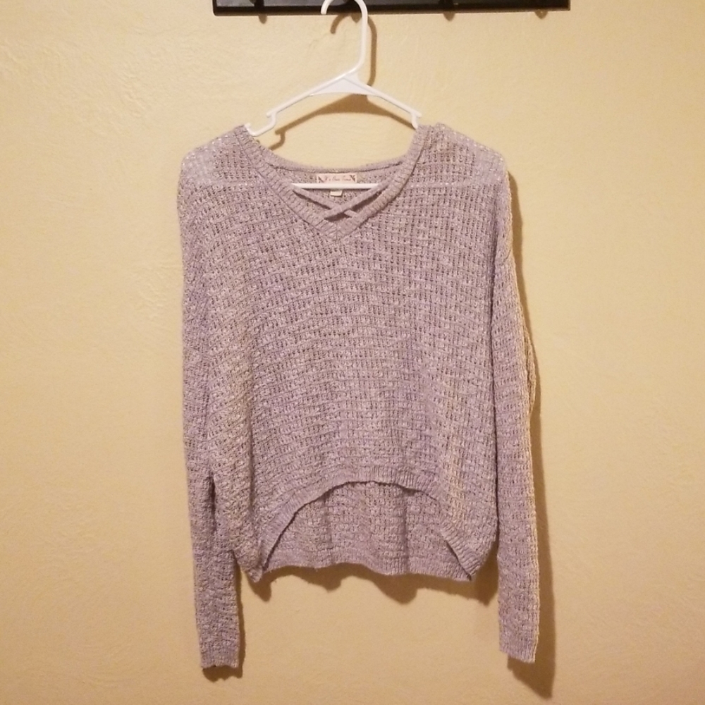 Gray sweater